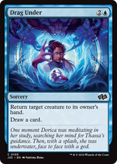 Arrastar para o Fundo (Drag Under) / Drag Under - Magic: The Gathering - MoxLand